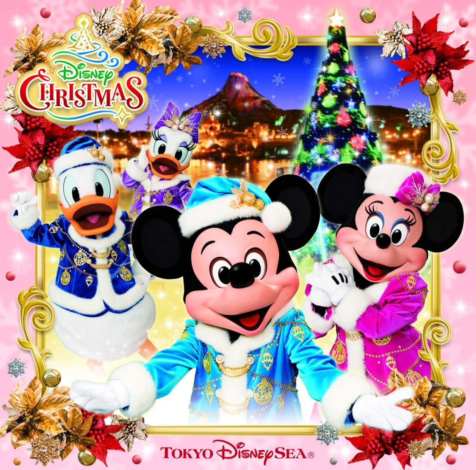 ディズニーシー【TDS】☆クリスマス(イッツ・クリスマスタイム) 2018★ミッキー&ミニーぬいぐるみバッジ(ぬいば)２体セット