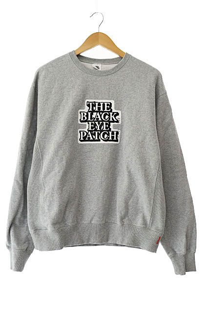 ブラックアイパッチ THE BLACK EYE PATCH OG LABEL CREW SWEAT