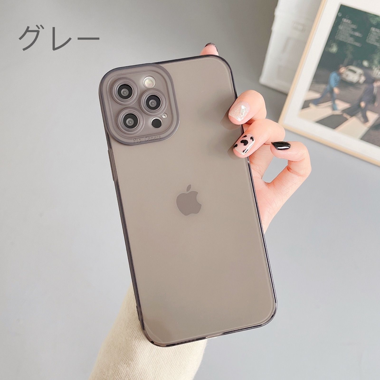 iPhone 11promax／11pro 透明tpuケース　紐通し穴あり　レンズ保護