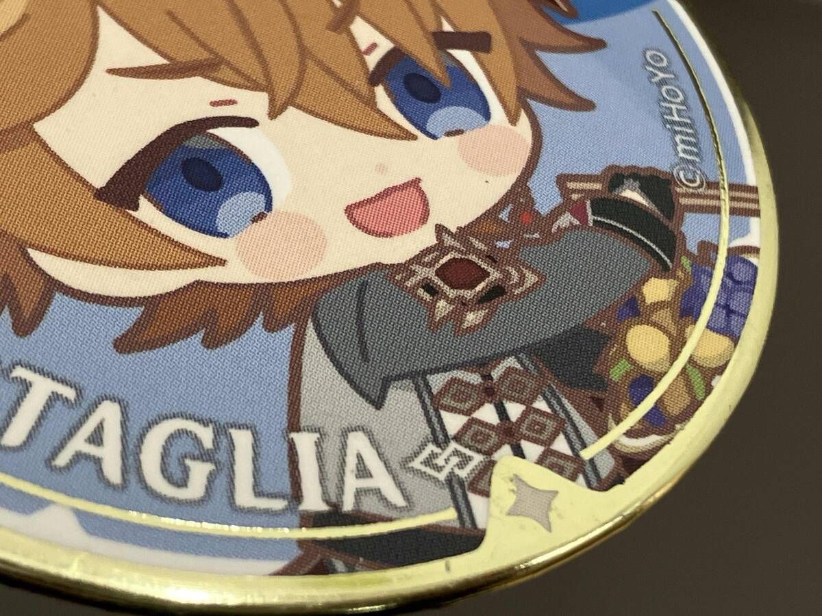 缶ﾊﾞｯﾁﾞ】原神 ﾀﾙﾀﾘﾔ ｽｲﾊﾟﾗ ｽｲｰﾂﾊﾟﾗﾀﾞｲｽ 原神 バージョン