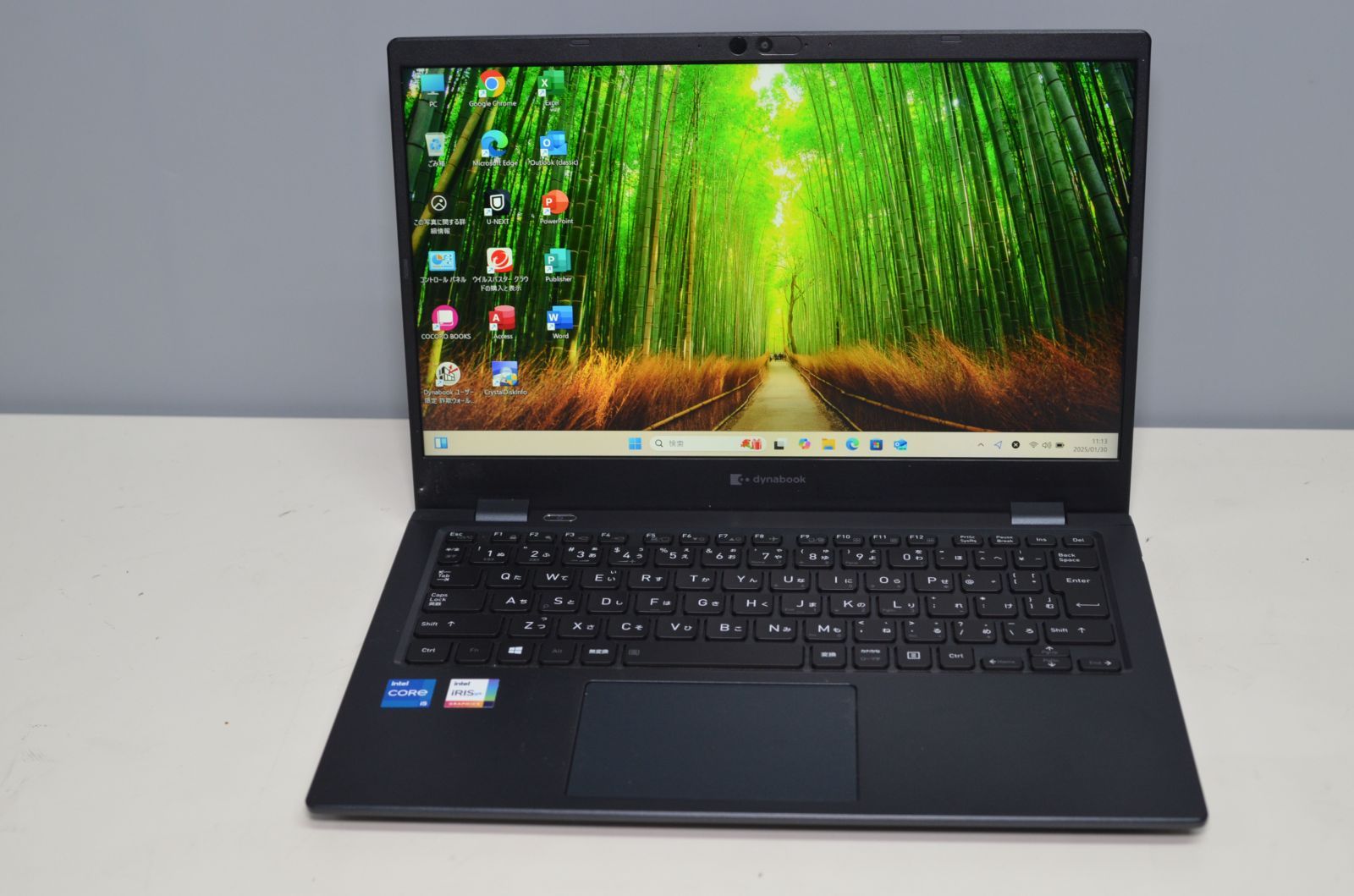 中古ノートパソコン 東芝 P2-G6PB-BL Windows11+office 爆速SSD512GB core i5-1135G7/メモリ8GB/13.3インチ/無線内蔵/webカメラ/24H2