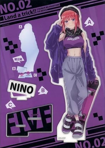 中野二乃　アクリルスタンド　きゃらっとくじ 五等分の花嫁 中野二乃 きゃらっとくじ アクリルスタンド - メルカリ