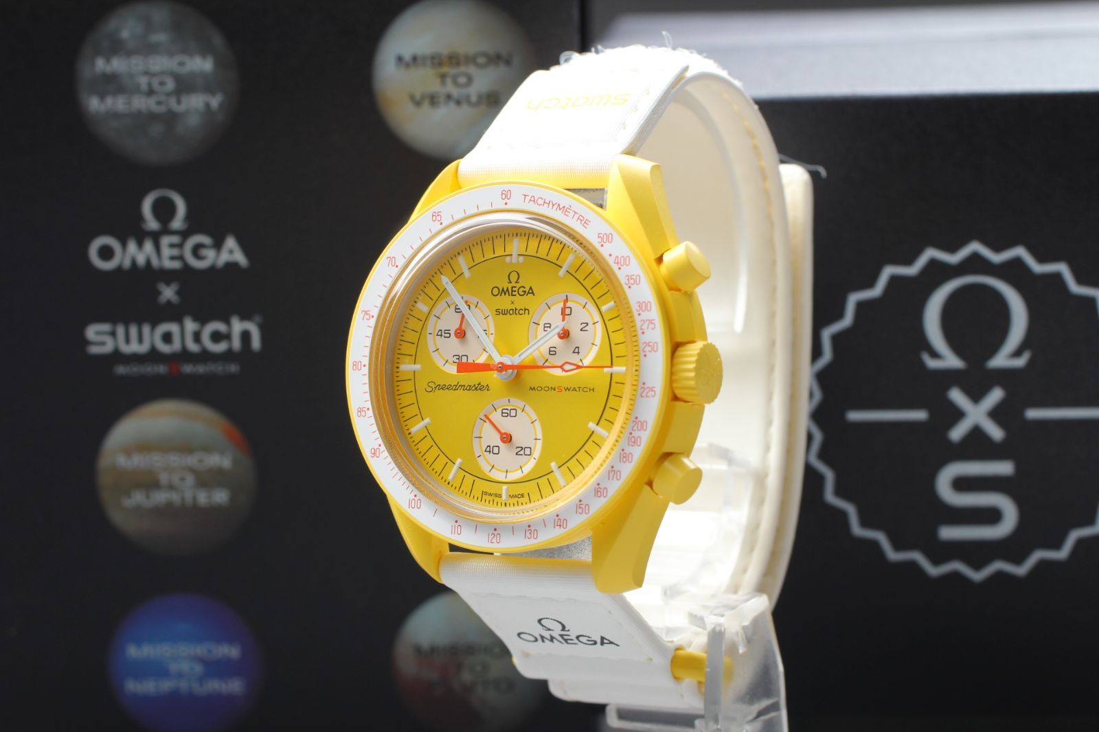OMEGA MOONSWATCH SUNオメガ スウォッチ サン イエロー オメガ