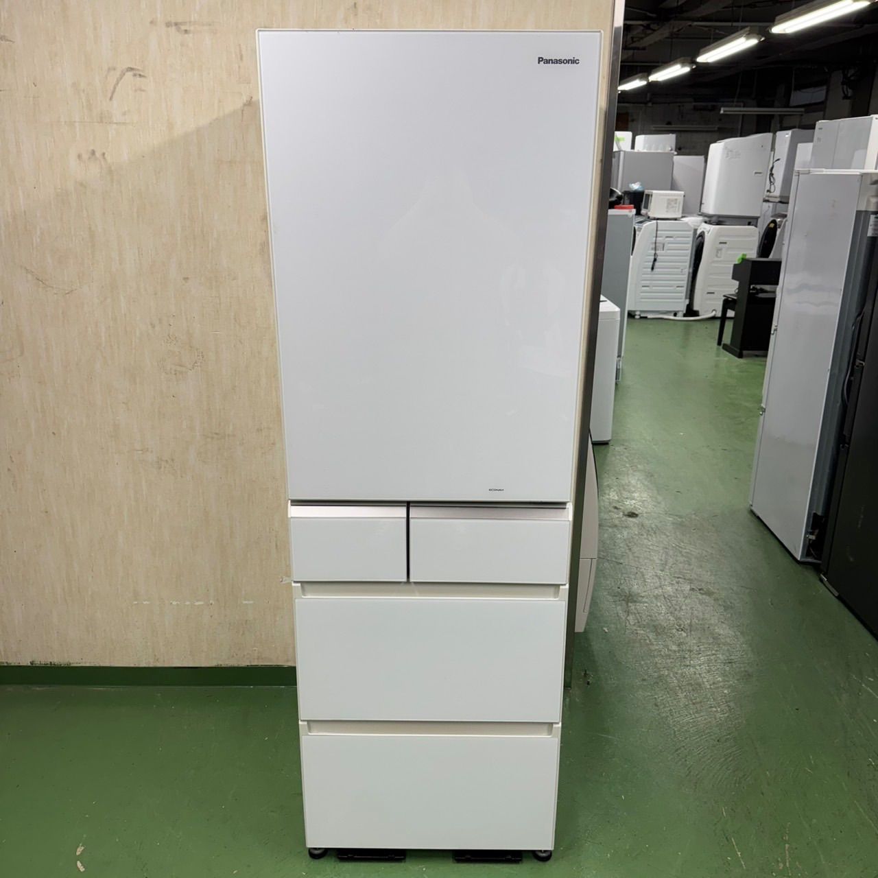 93 パナソニック 大型冷蔵庫 426L 400L以上 小型 家庭用 自動製氷 右開き ホワイトカラー 5ドア
