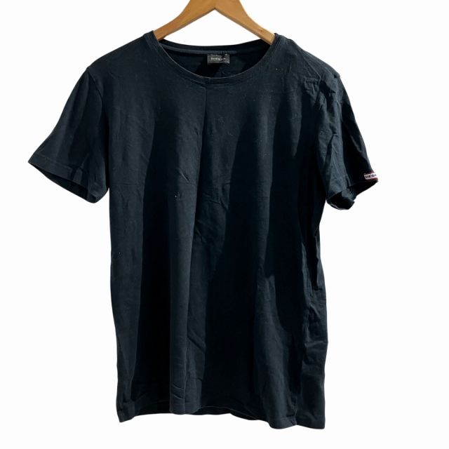 DIESEL ブラック Tシャツ 半袖 DIESEL ディーゼル 半袖カットソー sizeS/ブラック - メルカリ
