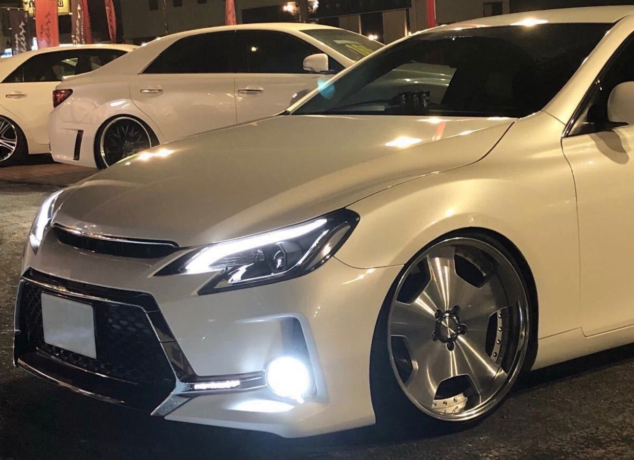 130マークX中期後期LEDヘッドライトシーケンシャルウインカー左右セットGRX130