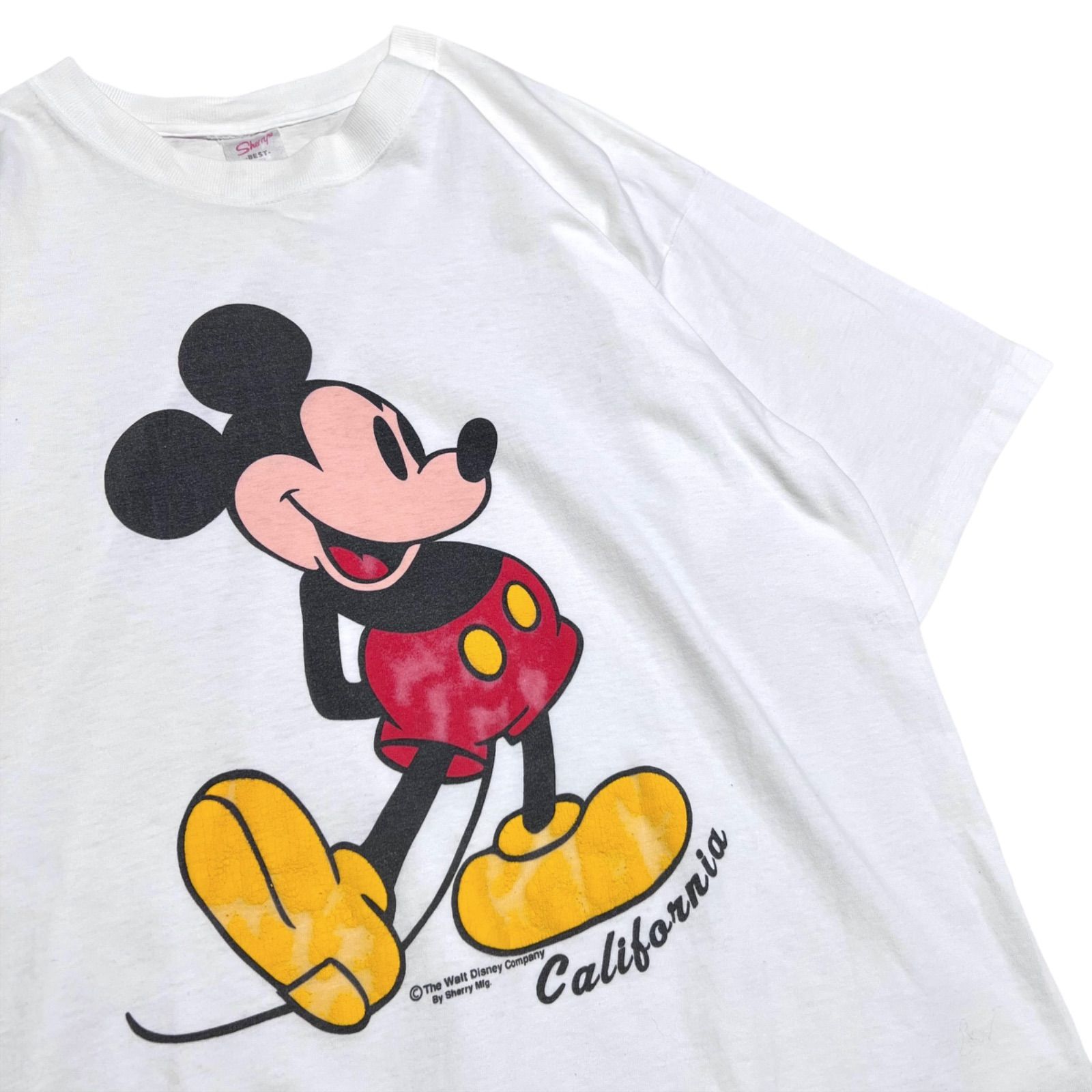 90s Disney ミッキーマウス プリントTシャツ - メルカリ