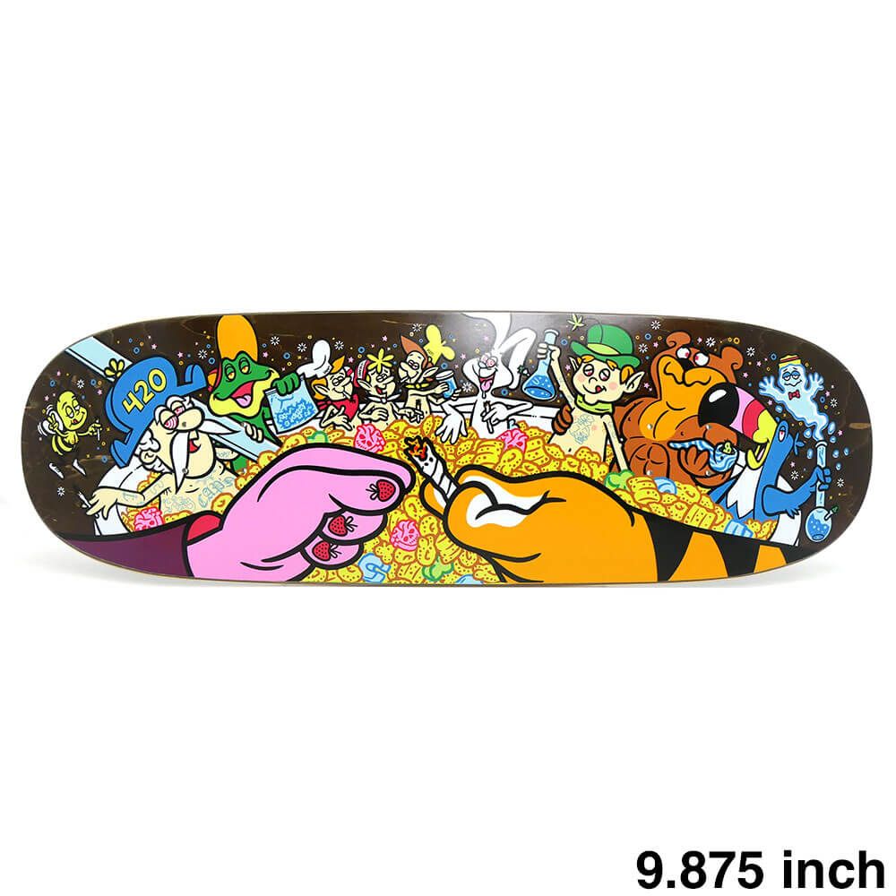 STRANGE LOVE DECK ストレンジラブ デッキ TEAM HOT TUB BROWN