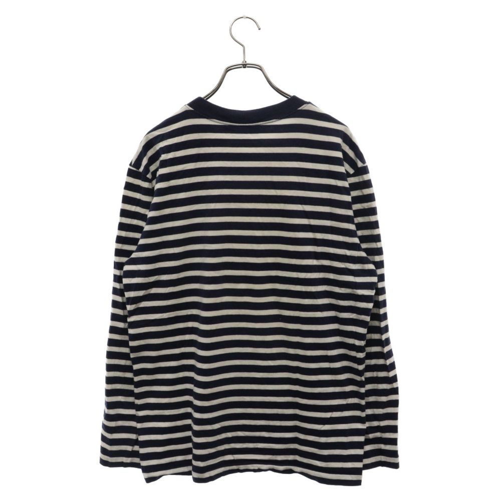 MAISON KITSUNE (メゾンキツネ) ボーダー 長袖カットソー ロング 