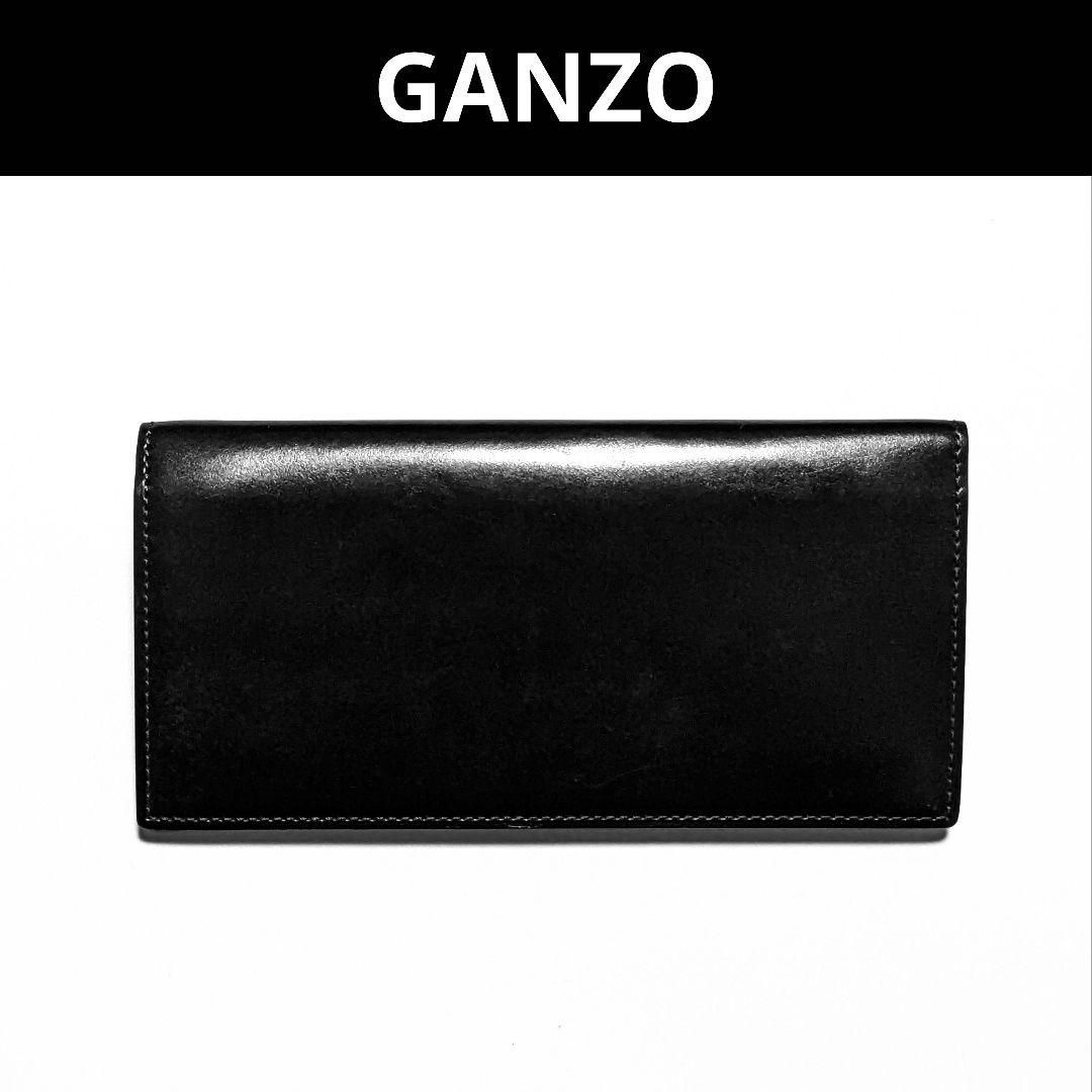 専用】GANZO 長財布 ブラック コードバン CORDOVAN R.C.(コードバン 専用】GANZO 長財布 ブラック コードバン CORDOVAN R.C.(コードバン