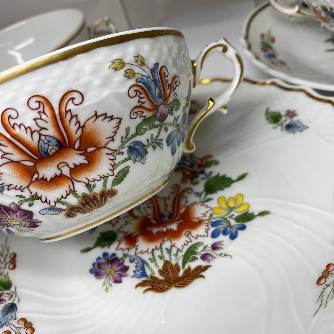 洋3 リチャードジノリ スープカップ＆ソーサー4客 東Y6-0829