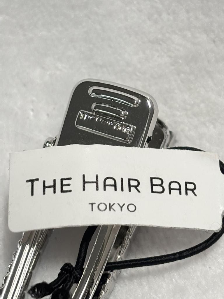 美品★THE HAIR BAR TOKYO★ラインストーンSクリップ　クリスタル 未使用品】 THE HAIR BAR TOKYO ラインストーンSクリップ