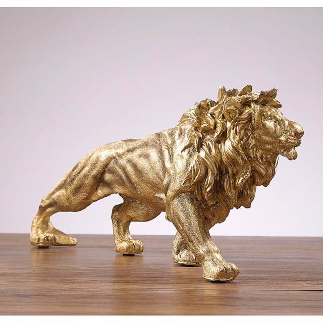 ライオン オブジェ 置物 ゴールド 風水 輸入雑貨 ライオン オブジェ 置物 ゴールド 風水 輸入雑貨 【公式通販】