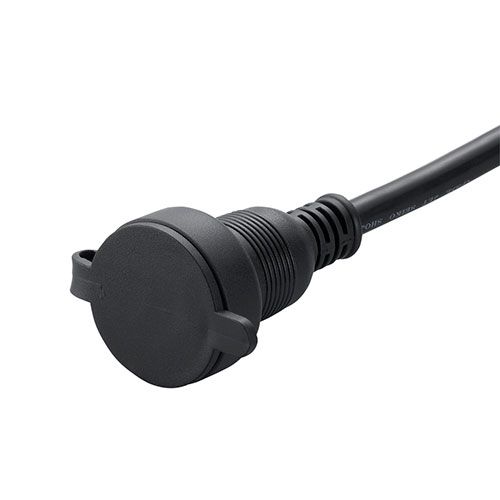 5個セット YAZAWA 防雨型延長コード 1個口 20m ブラック H7RP1020BKX5