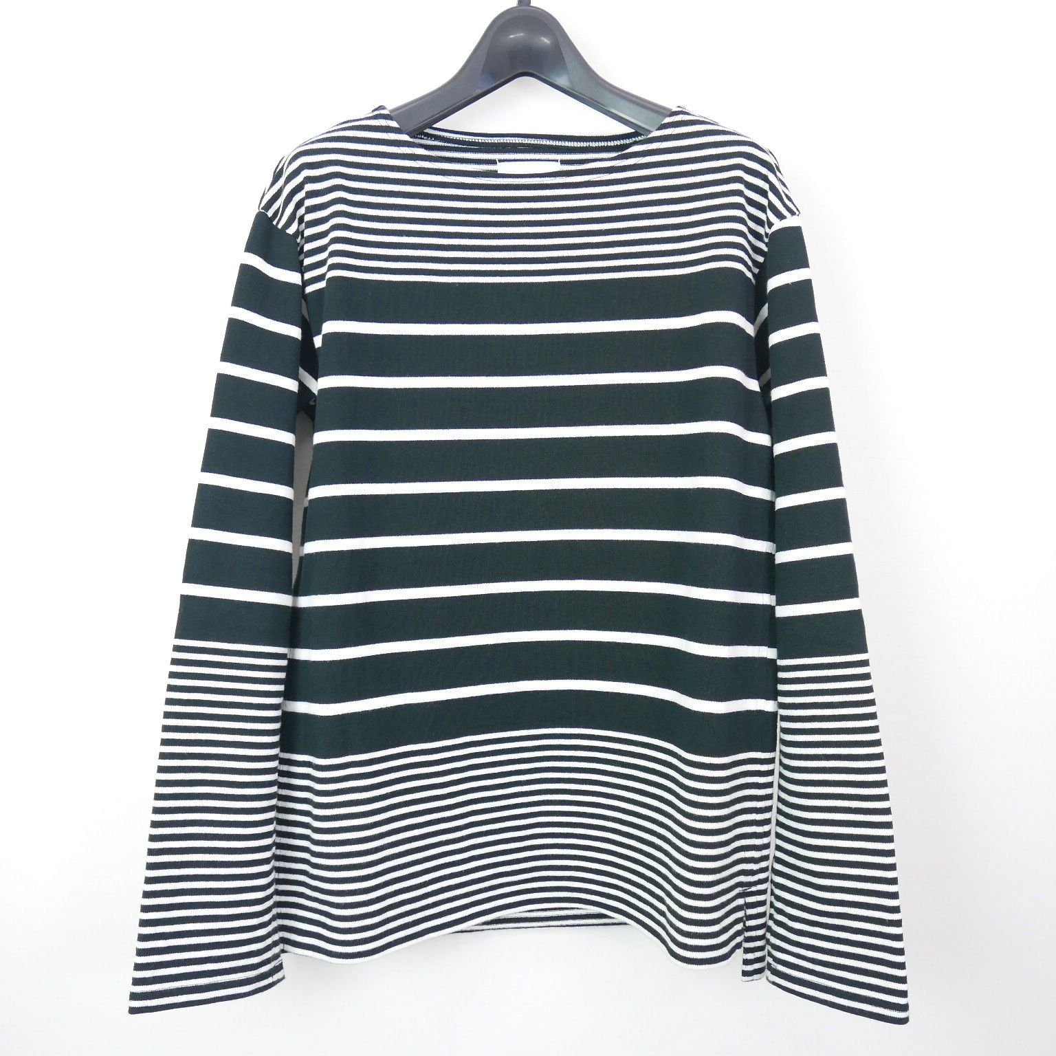 19SS TAKAHIROMIYASHITA The SoloIst. JIMMY STRIPE BOAT NECK TEE 