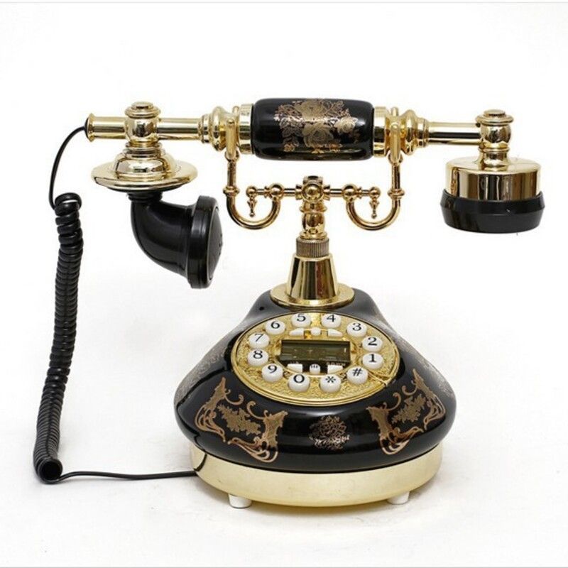 インテリア雑貨 固定 ホーム テレフォン プッシュボタン アンティーク