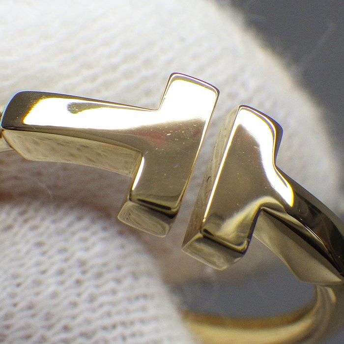 ティファニー Tiffany & Co. ピンキーリング Tワイヤー 60147347 K18YG  