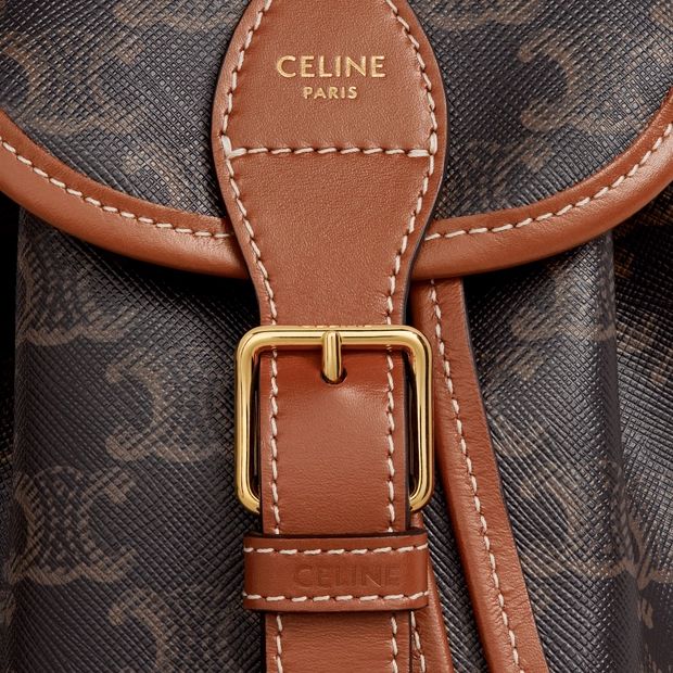 国内即発【CELINE】大容量 ミニ フォルコ バックパック CELINE☆ミニ フォルコバックパック☆すぐ届く！ (CELINE/バック