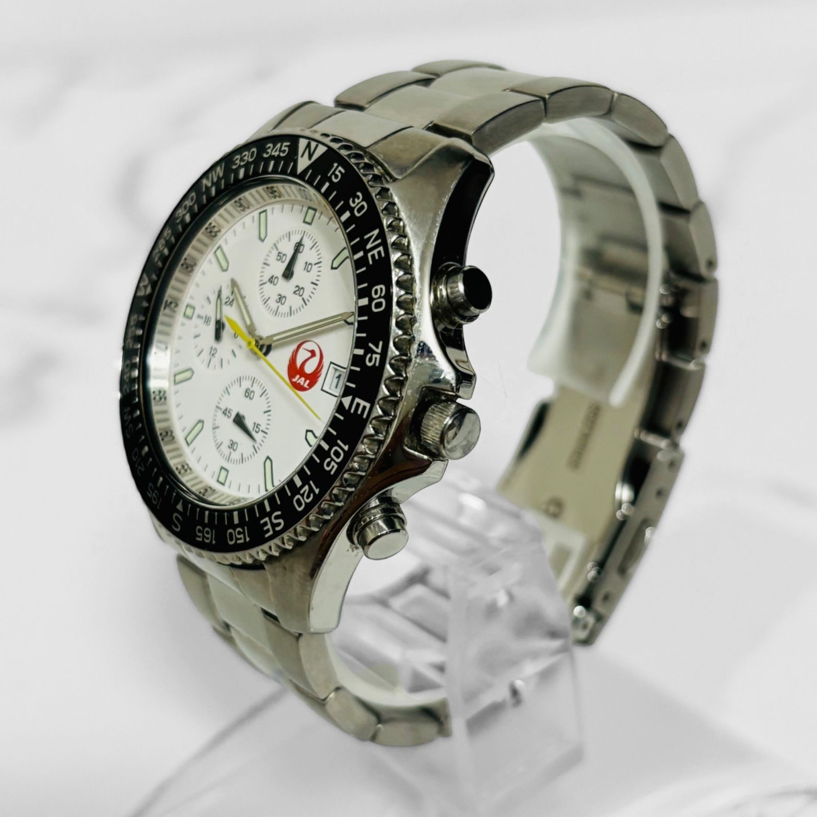 CITIZEN×JAL クロノグラフ メンズ 腕時計 0610-S021723☆ シチズン 