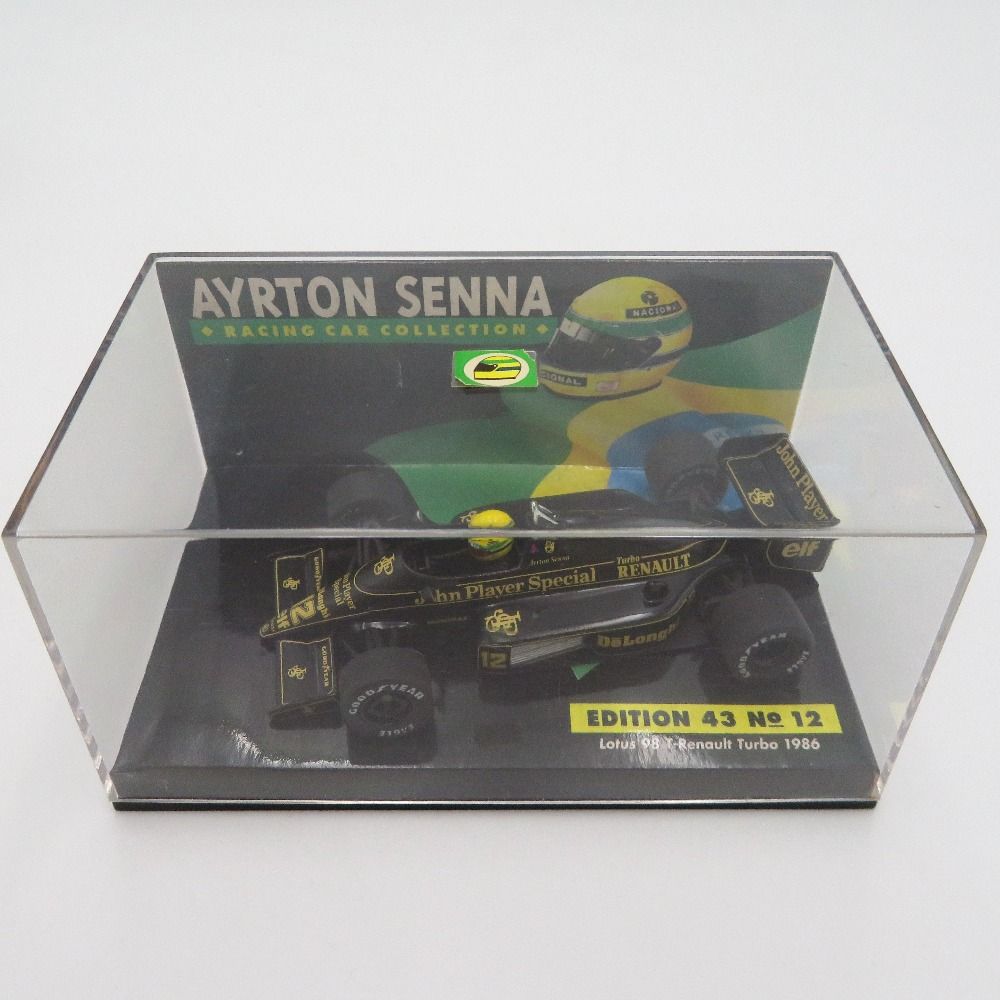 1/43 AYRTON SENNA RACING CAR COLLECTION Loutus98 T-Renault 1986 No.12 模型 1/43 AYRTON SENNA RACING CAR COLLECTION Loutus98 T-Renault