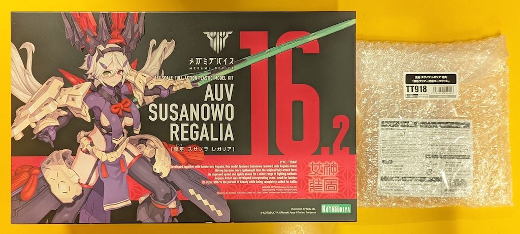 ●限定一点 完成品 スサノヲ レガリア コトブキヤ メガミデバイス KP699 中古】(本体A-/箱B)メガミデバイス 皇巫 スサノヲ レガリア 1/1