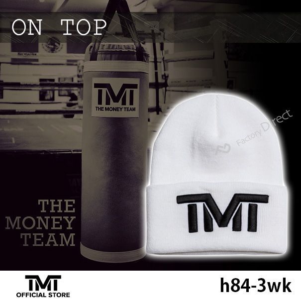 tmt-h84-3wk THE MONEY TEAM ザ・マネーチームON TOP ニット( 白ベース