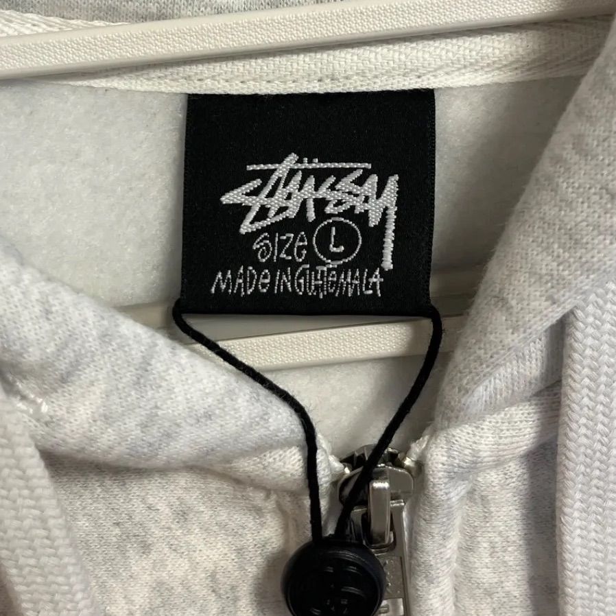 STUSSY ステューシー 8ボール パーカー グレー - メルカリ