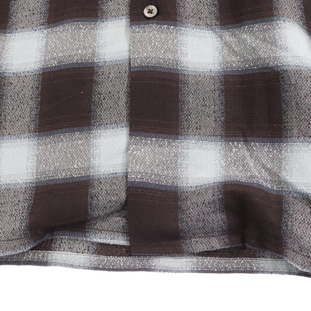 SUGARHILL (シュガーヒル) 23SS OMBRE PLAID HALF SLEEVE BLOUSE 