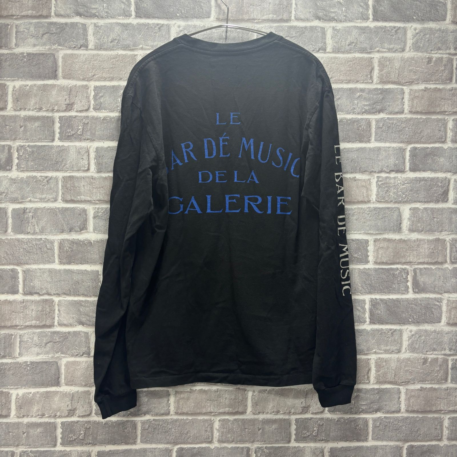 GALLERY DEPT(ギャラリーデプト) LE BAR DE MUSIC DE LA GALERIE 長袖Tシャツ ロンT S ブラック 黒  コットン - メルカリ