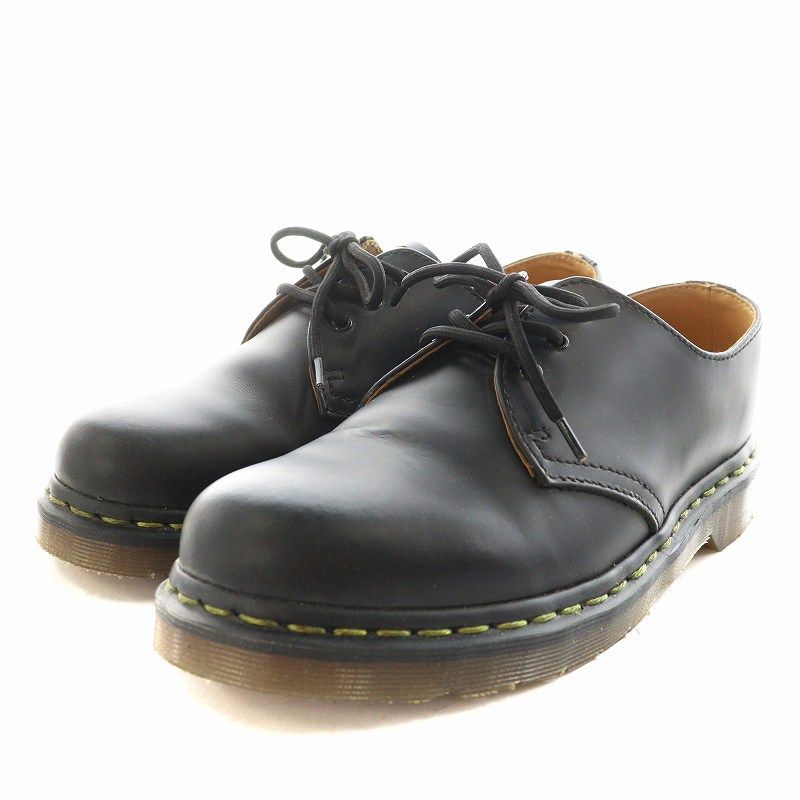 靴 Dr. Martens uk7 ドクターマーチン DR.MARTENS 3ホール シューズ レザー UK7 黒