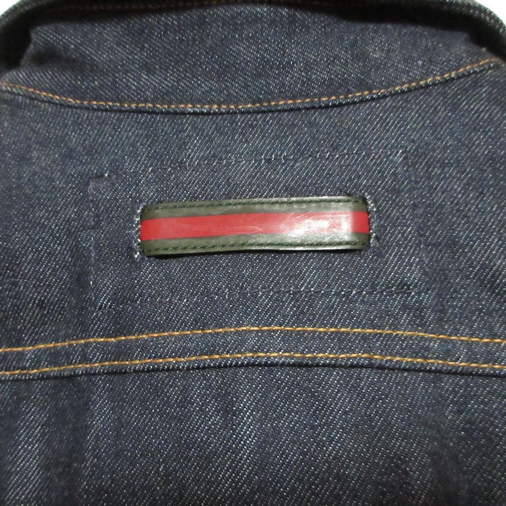 良品 GUCCI グッチ トムフォード期 シェリーライン デニム シャツ