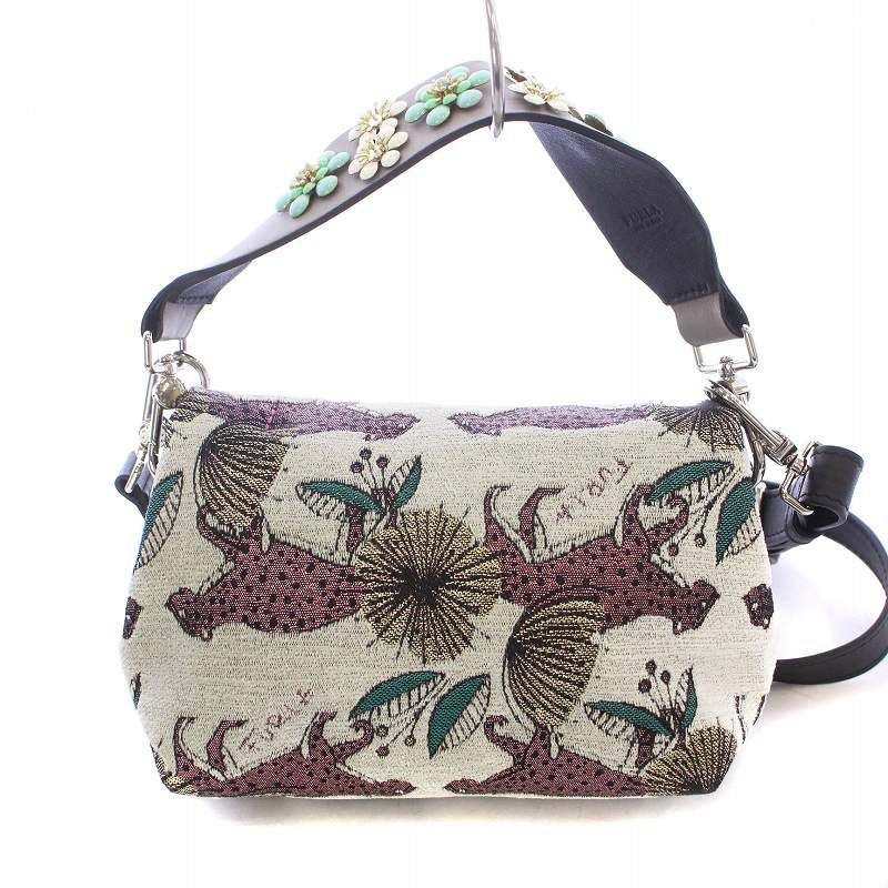 フルラ FURLA Metropolis メトロポリス ジャガード ハンドバッグ