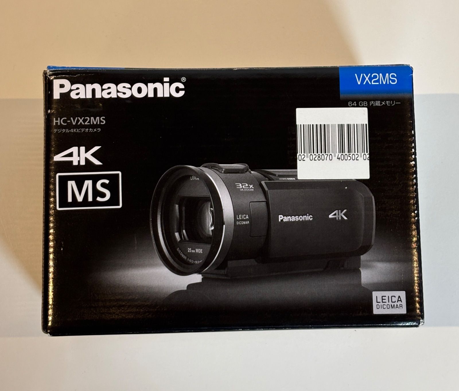 店頭展示品 Panasonic パナソニック HC-VX2MS デジタル4Kビデオカメラ