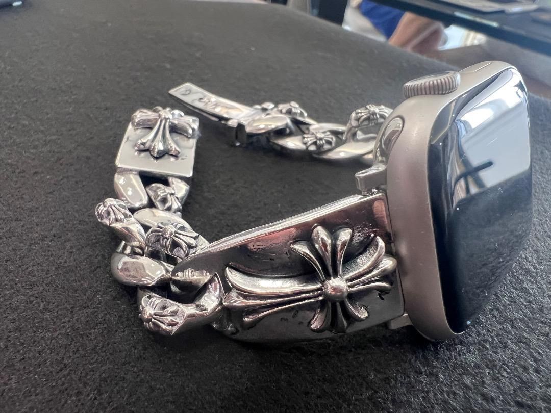 ⭐️JPGA Apple Watch クロスフラワーベルト 15.5cm 刻印有