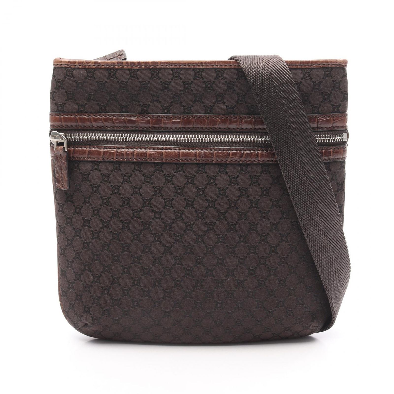 セリーヌ CELINE ショルダーバッグ マカダム ブラウン