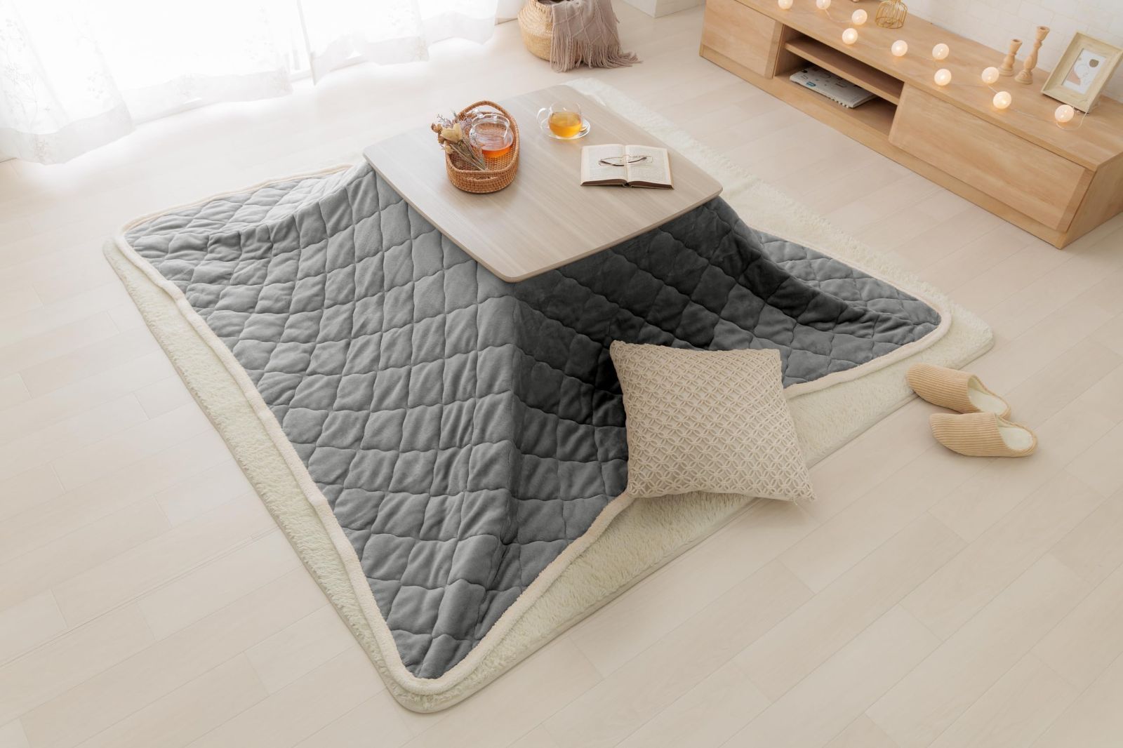 昭和レトロ こたつ 上掛け 内藤ルネ ルネパンダ こたつ布団 カバー