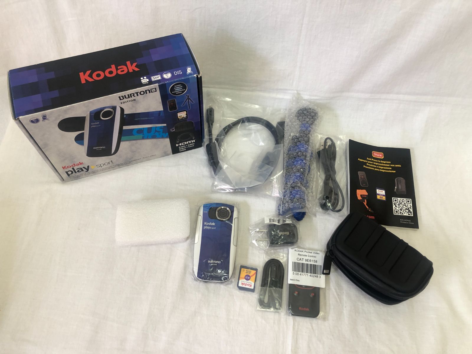限定品 Kodak PLAYSPORT2 BURTON Edition デジカメ Amazon | Kodak(コダック) 防水ポケットサイズビデオカメラ