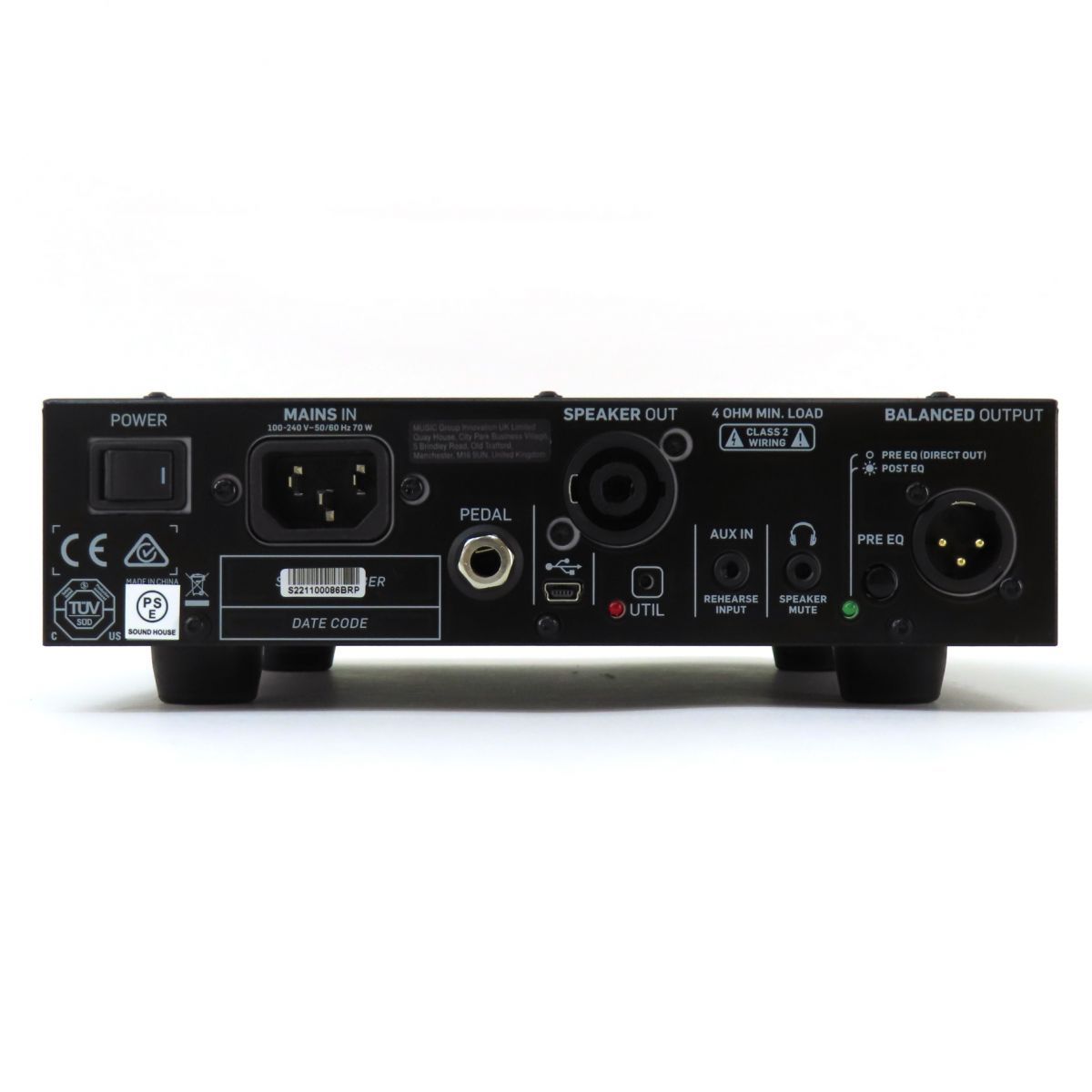 tc electronic BH250 ベースアンプヘッド tone print tc electronic