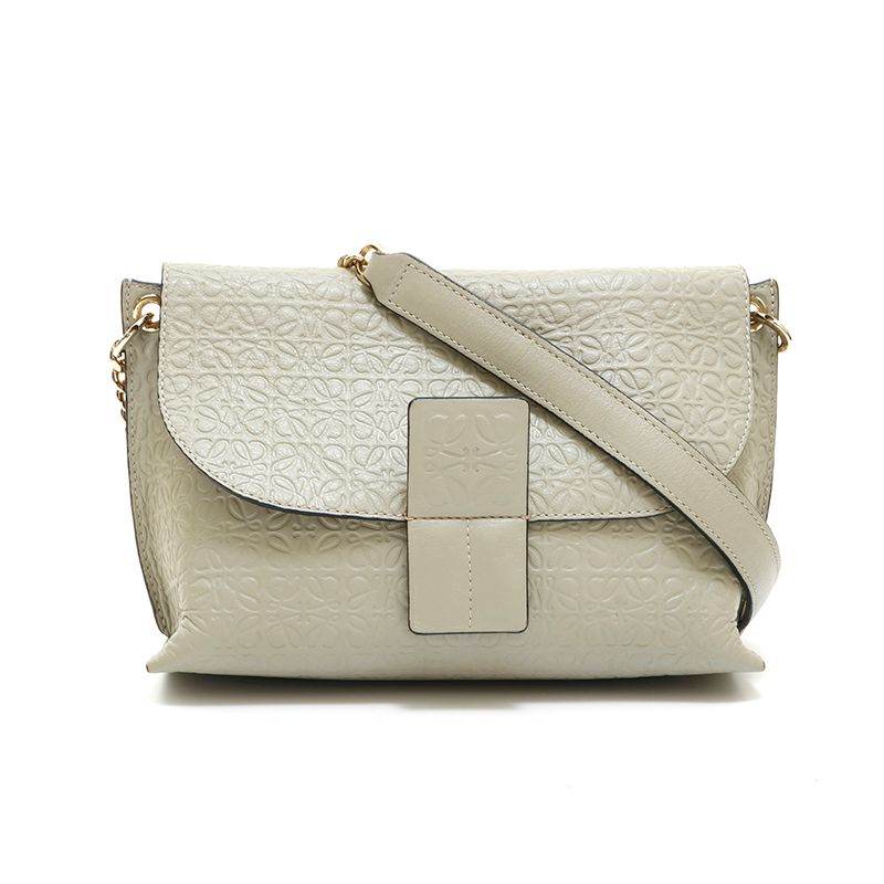 LOEWE ロエベ LOEWE ショルダーバッグ アベニュー レザー ブルー