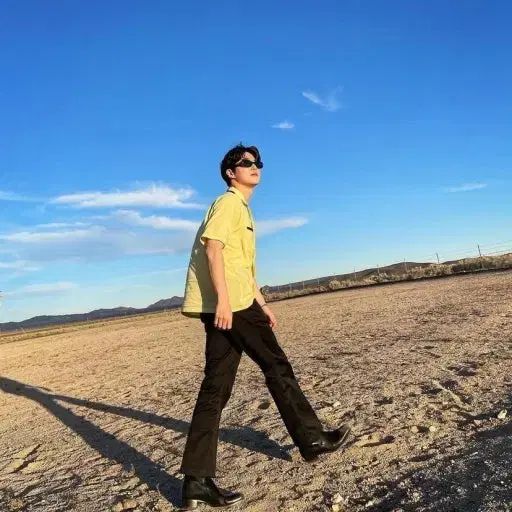 CELINE セリーヌ ボーリング 黄色 シャツ