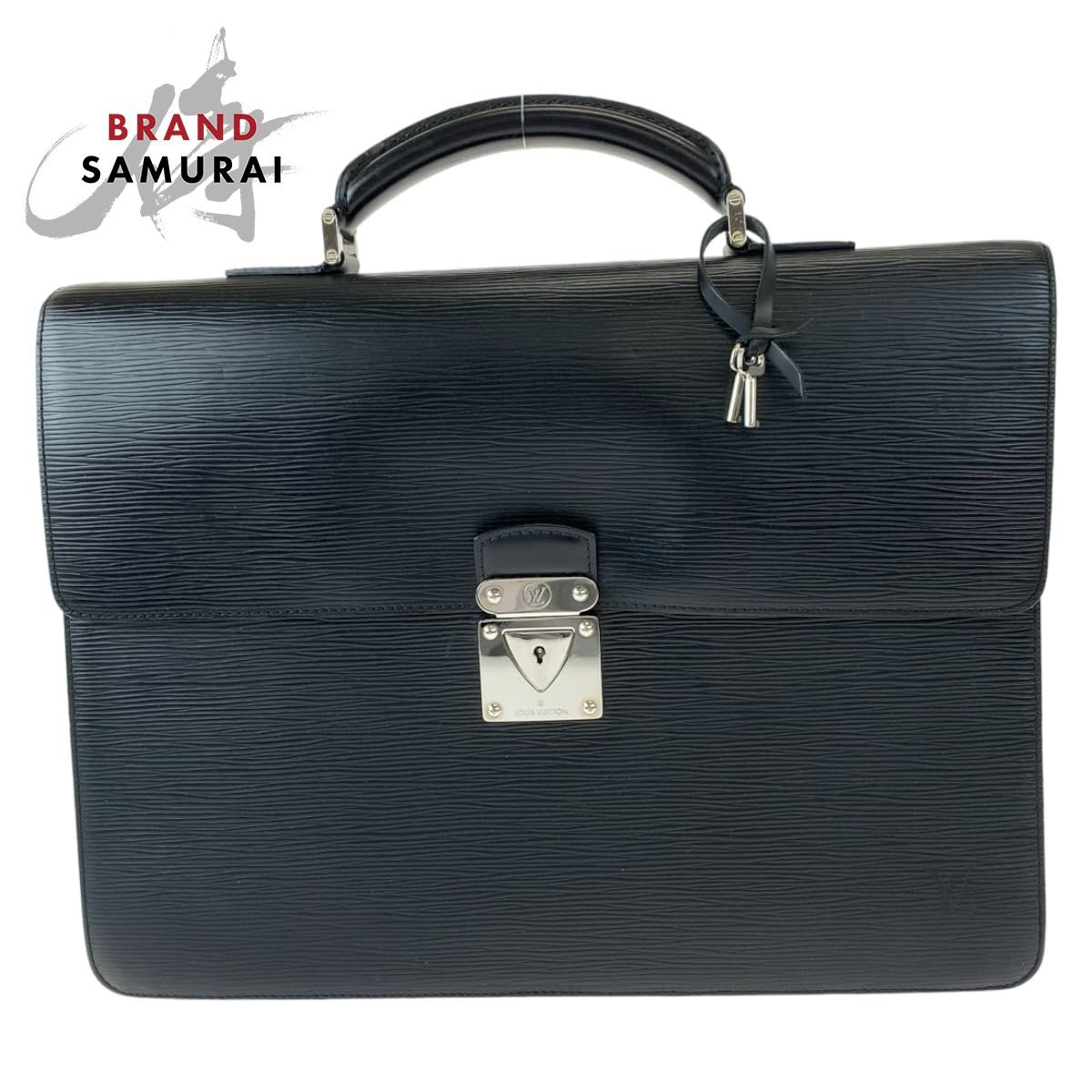 LOUIS VUITTON ルイヴィトン エピ ラギート ノワール ブラック 黒 エピレザー ビジネスバッグ ブリーフケース メンズ 405303【中古】