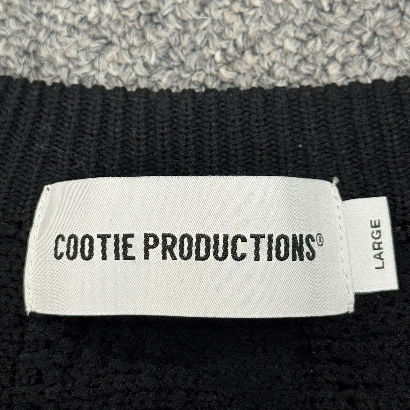 参考上代57200円 COOTIE PRODUCTIONS 24SS 3D Jacquard Solotex Knit 