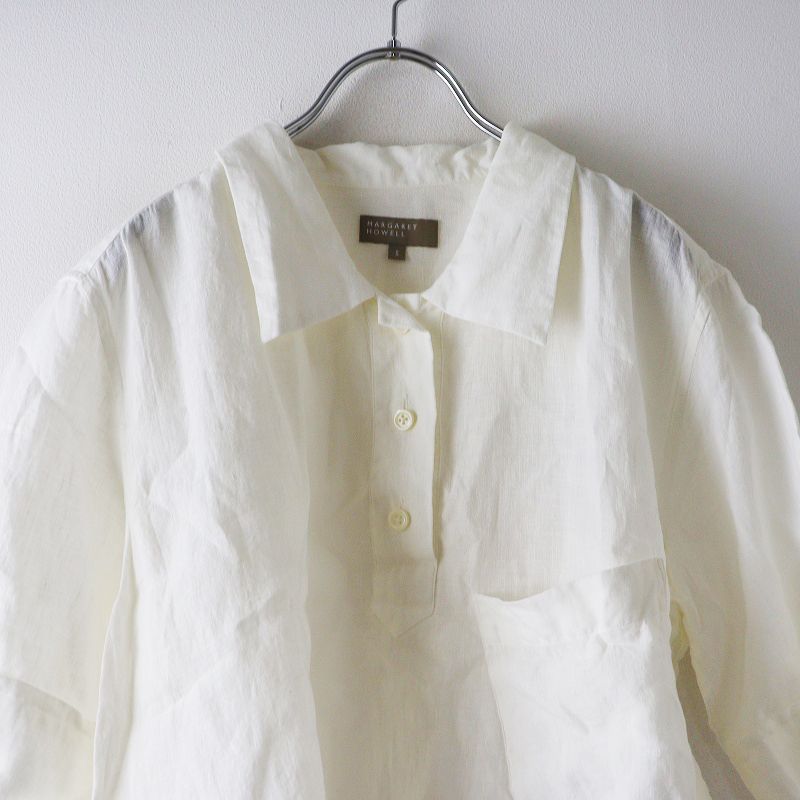 美品【MARGARET HOWELL】FINE LINEN FINE LINEN COTTON KNITWEAR | MARGARET HOWELL（マーガレット