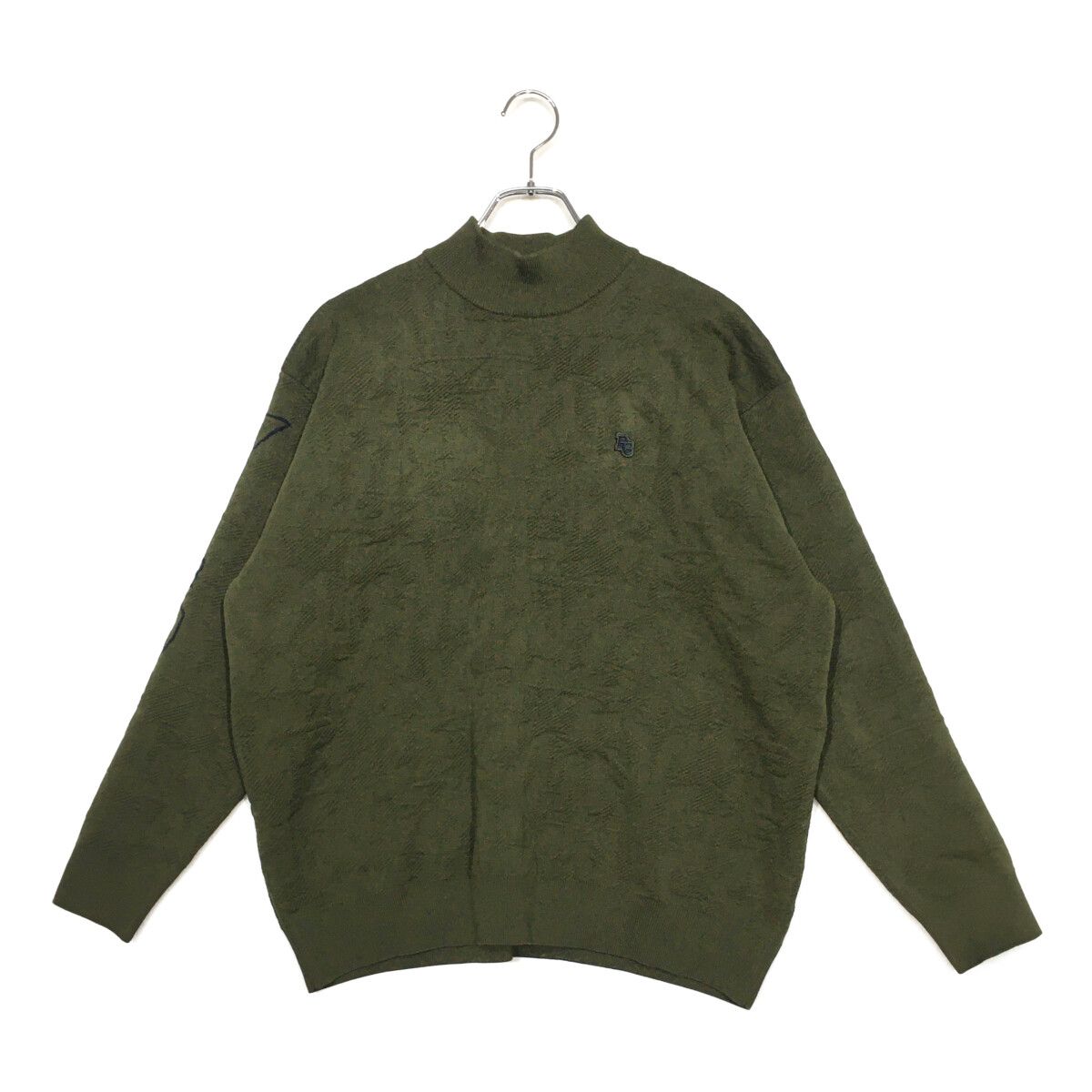 メンズ パーリーゲイツ PEARLY GATES セーター 4 M カーキ 長袖 ニット ハイネック モックネック