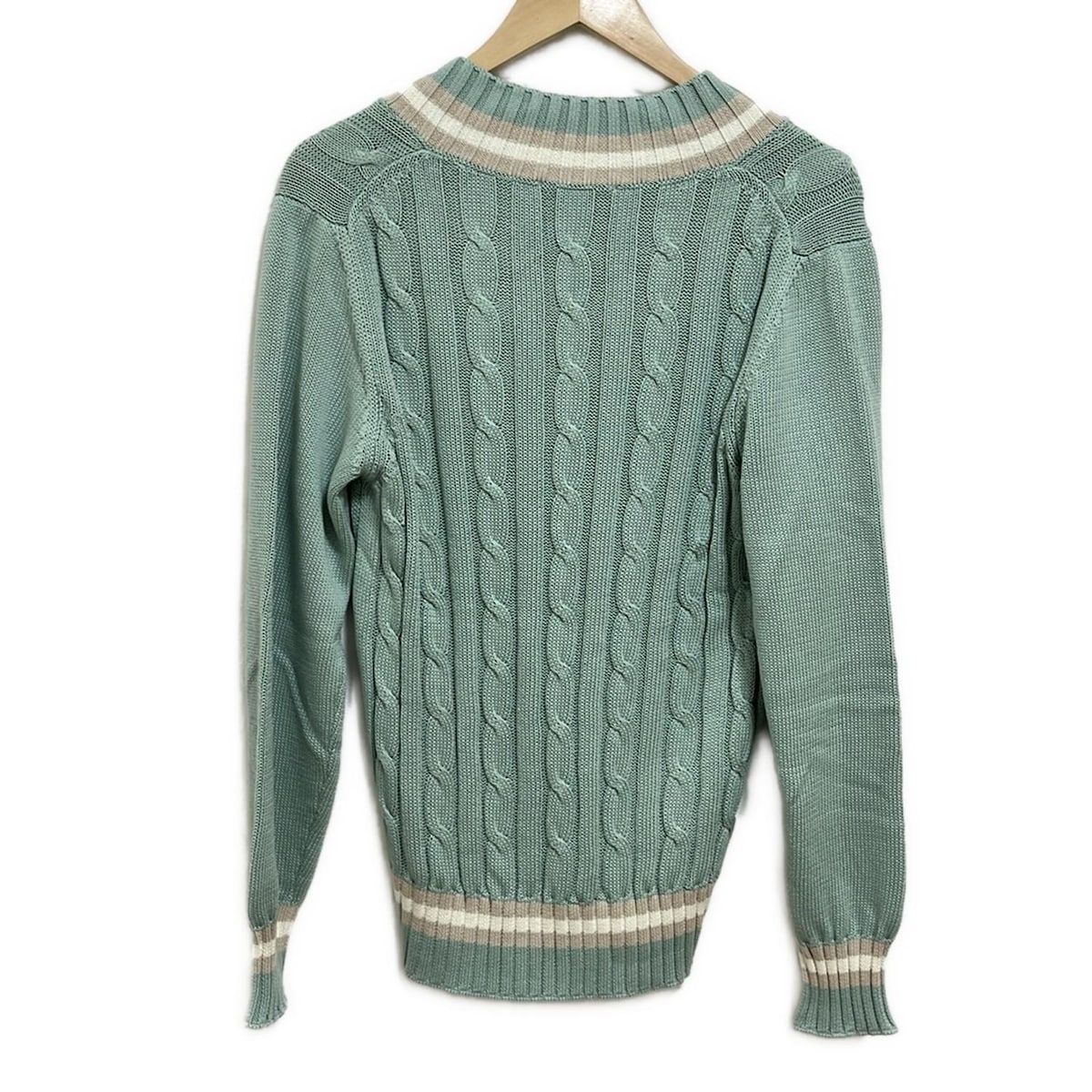 Filippo De Laurentiis グリーン ニットセーター Filippo De Laurentiis グリーン ニットセーター