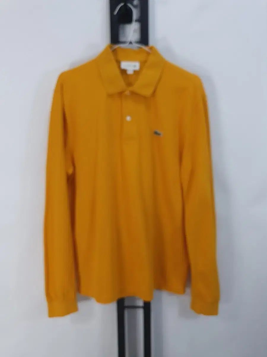 ラコステ 長袖 カラーTシャツ イエロー 100