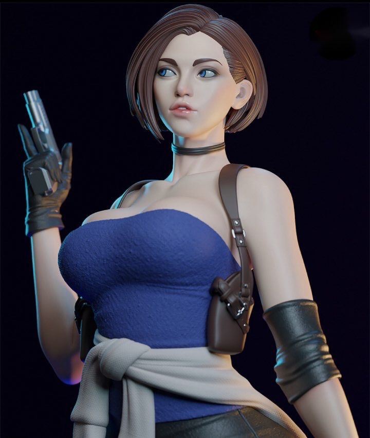 1/6 ガレージキット フィギュア 未塗装 ジル・バレンタイン 32cm