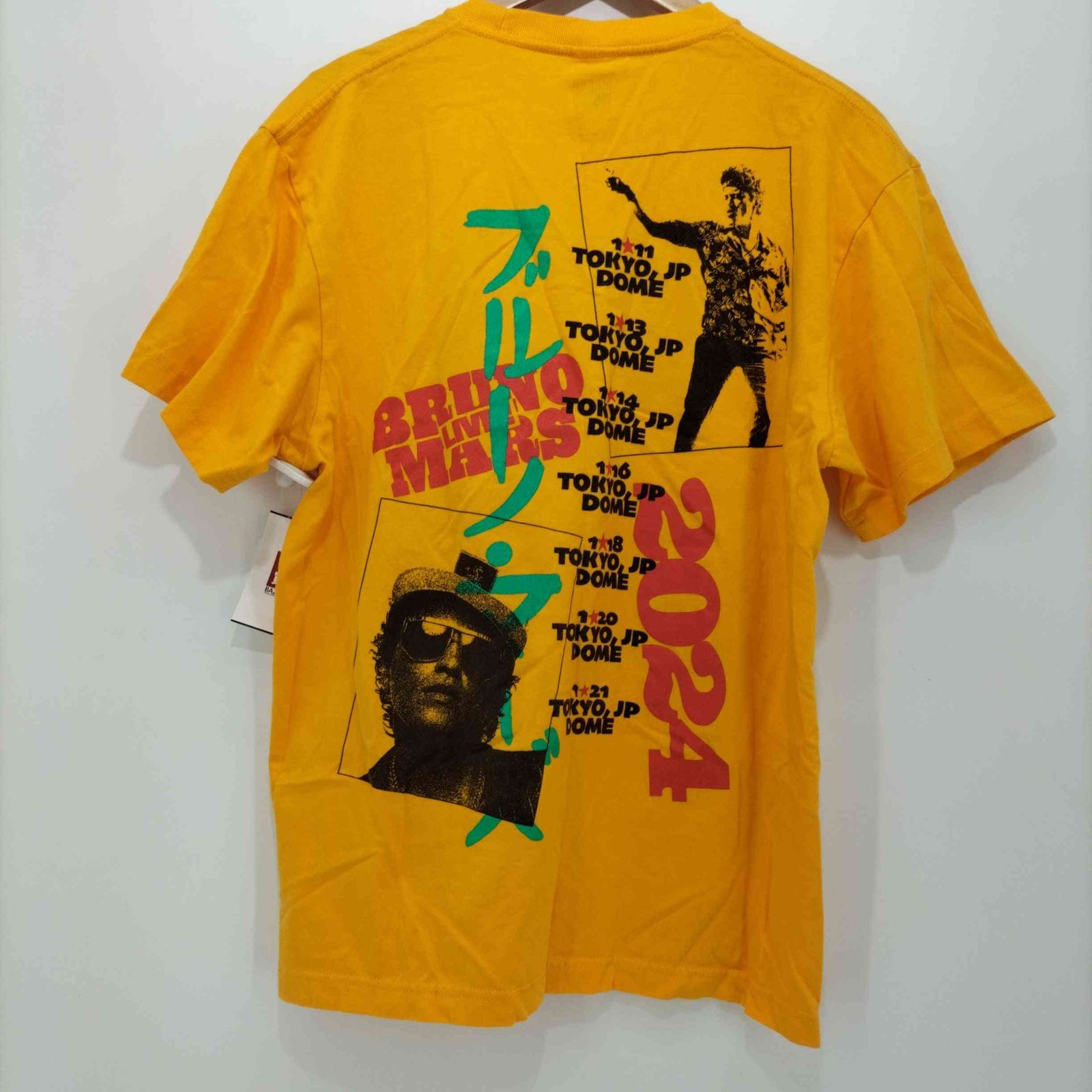 【公式】即完売モデル　ブルーノマーズ 東京ドーム　ツアー　Tシャツ　サイズM 公式】即完売モデル ブルーノマーズ 東京ドーム ツアー Tシャツ
