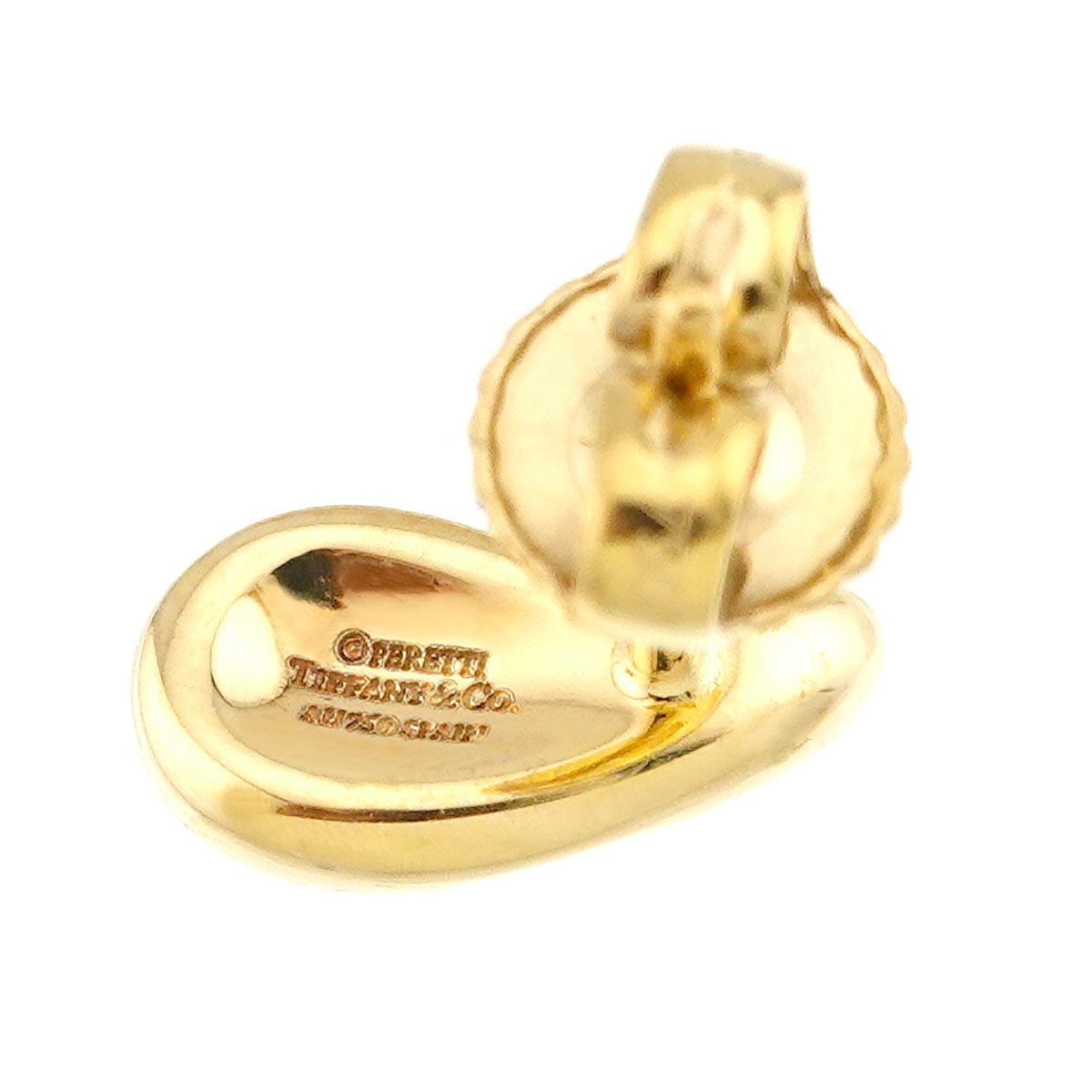 ティファニー K18 イエローゴールド ティアドロップ ピアス 6515 Tiffany & Co. - ティファニー TIFFANY&Co. ティアドロップ