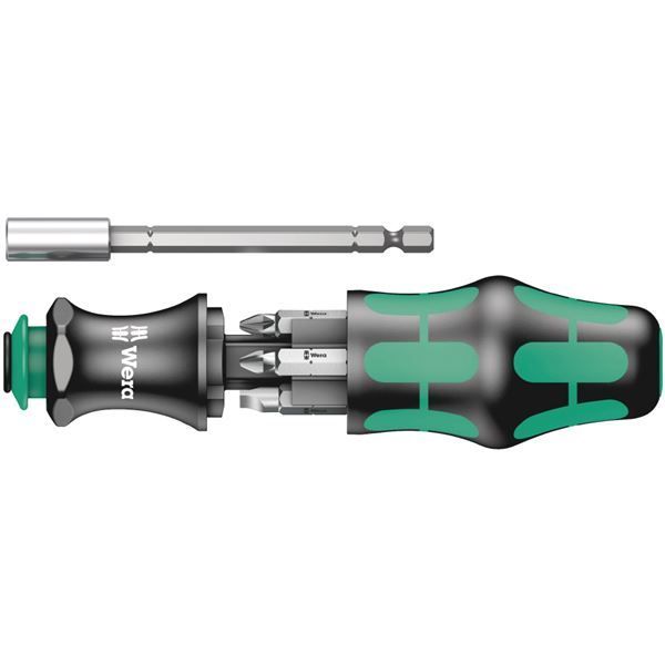 WERA ヴェラ 6点組 クラフトフォームコンパクト28 差込6.35mm ドライバービットセット クラフトフォームビットホルダー付 073240